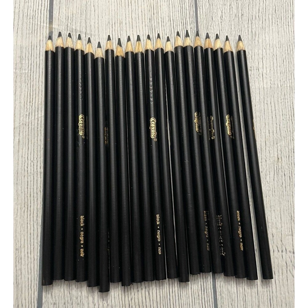 NEW! Twenty Black Crayola Colored Pencils